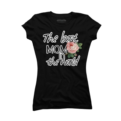 Junior's Design By Humans Mother's Day Best Mom In The World By Bambino T-Shirt 2 Junior's Design By Humans Mother's Day Best Mom In The World By Bambino T-Shirt - Image 2