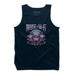 Men's Design By Humans Praise The Wifi Funny Evil Worship Cats By EduEly Tank Top 9 Men's Design By Humans Praise The Wifi Funny Evil Worship Cats By EduEly Tank Top -Design By Humans GUEST f0766a30 5c18 42eb 911a 8830dd65eae7
