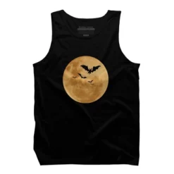 Men's Design By Humans Halloween - Moon By MonkeyStore Tank Top -Design By Humans GUEST f0a66037 53db 4606 930e e7dd1a624605
