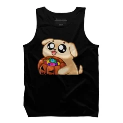 Men's Design By Humans Halloween Candy Pup By Puppers Tank Top -Design By Humans GUEST f14e2d87 266a 47da a269 3669817c57af