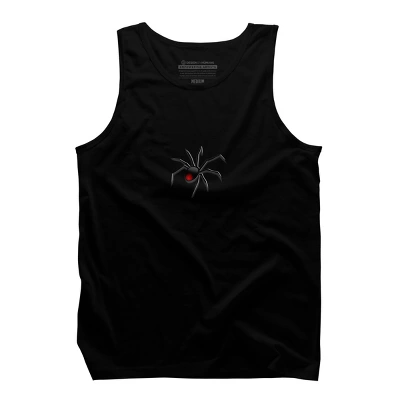 Men's Design By Humans Halloween Spider Tshirt By Bambino Tank Top 4 Men's Design By Humans Halloween Spider Tshirt By Bambino Tank Top - Image 4