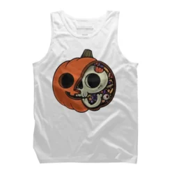 Men's Design By Humans Halloween Anatomy By Ppmid Tank Top -Design By Humans GUEST f2609151 c9a1 4f55 817f b58adcdcee62