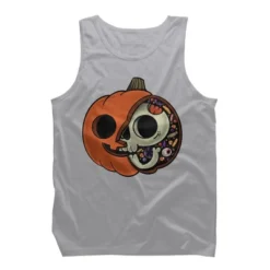 Men's Design By Humans Halloween Anatomy By Ppmid Tank Top -Design By Humans GUEST f26427d1 b748 4ea6 ab18 2641e1662692