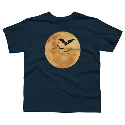 Boy's Design By Humans Halloween - Moon By MonkeyStore T-Shirt 4 Boy's Design By Humans Halloween - Moon By MonkeyStore T-Shirt - Image 4