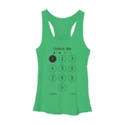 Women's Design By Humans Unlock Me By Clingcling Racerback Tank Top -Design By Humans GUEST f60dc2bc 6e21 473a 8b14 8ab3e01c3764