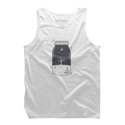 Men's Design By Humans Halloween In A Jar By Roc21 Tank Top 2 Men's Design By Humans Halloween In A Jar By Roc21 Tank Top - Image 2