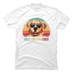 Men's Design By Humans Best Dog Dad Ever Golden Retriever By LuckyCharm99 T-Shirt -Design By Humans GUEST f71dca2f 2b57 487b 882a e01276a88195