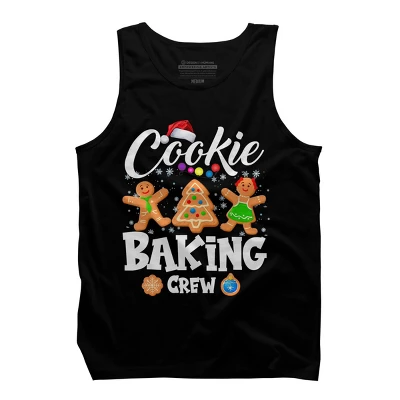 Men's Design By Humans Cookie Baking Crew Christmas By NekoShop Tank Top 4 Men's Design By Humans Cookie Baking Crew Christmas By NekoShop Tank Top - Image 4