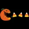 Boy's Design By Humans Halloween Gamer Pumpkin Eating Candy Corn By Rawresh6 T-Shirt