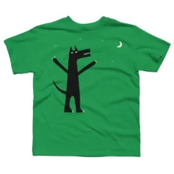 Boy's Design By Humans Arooo! By NicSquirrell T-Shirt -Design By Humans GUEST f9e603bd 4f7e 4b88 942a fb06050a9f1a