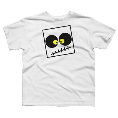 Boy's Design By Humans Square Skull By LonaMisa T-Shirt 6 Boy's Design By Humans Square Skull By LonaMisa T-Shirt - Image 6
