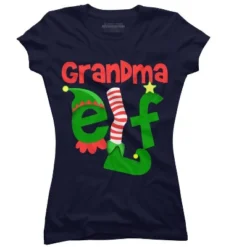 Junior's Design By Humans Grandma Elf Christmas By Personalized T-Shirt 9 Junior's Design By Humans Grandma Elf Christmas By Personalized T-Shirt -Design By Humans GUEST fc9669d4 ccfd 48f7 bcf2 6684b1a4a920