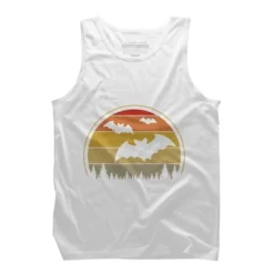 Men's Design By Humans Vintage Retro Vampire Bats Halloween Costume By Chos Tank Top -Design By Humans GUEST fdfb0410 0766 474d b39e 2fa9ef6e0b89
