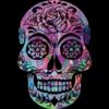 Junior's Design By Humans Halloween Sugar Skull By Honeytree T-Shirt